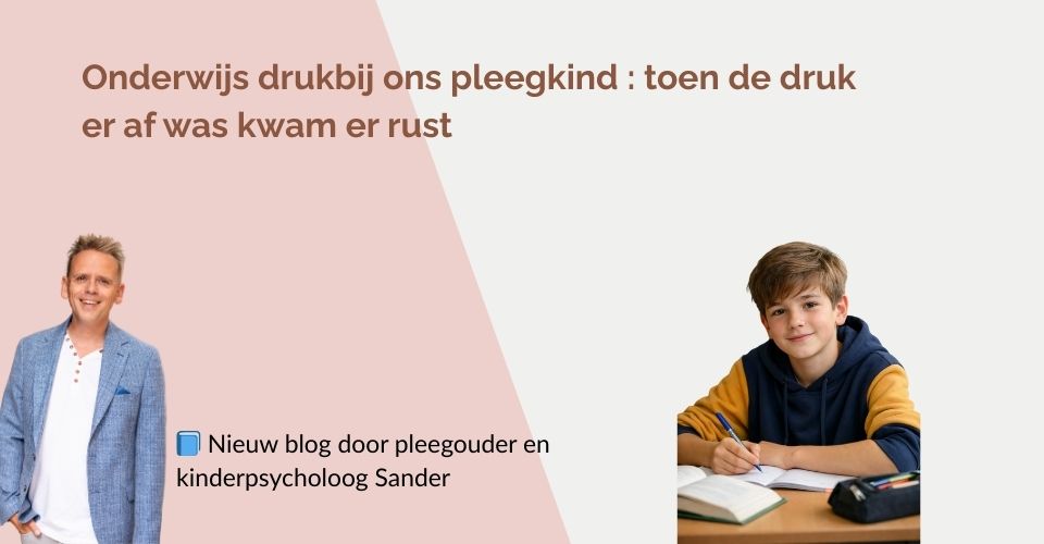 Onderwijsdruk bij ons pleegkind : toen de druk er af was kwam er rust